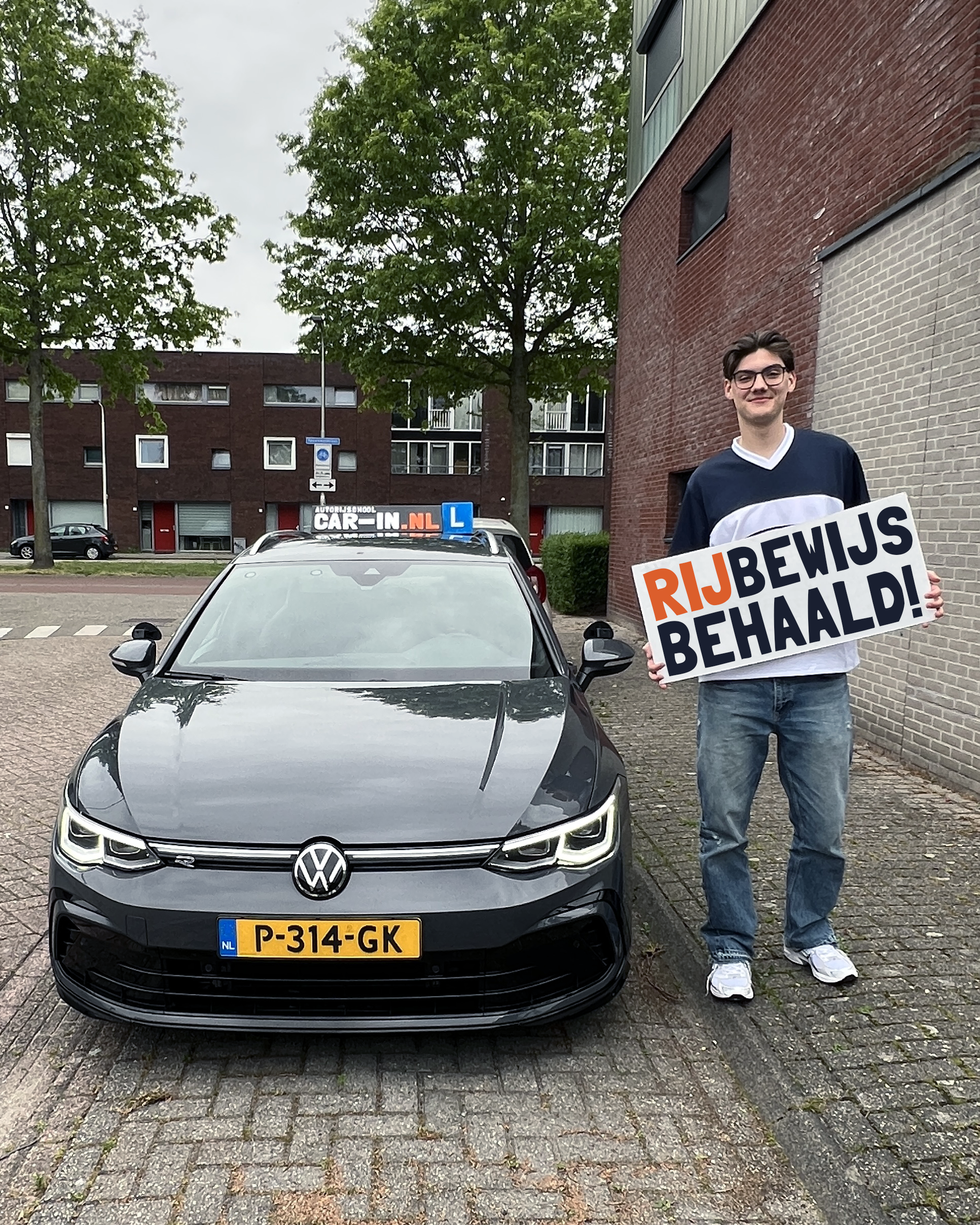 Levi van Geffen geslaagd